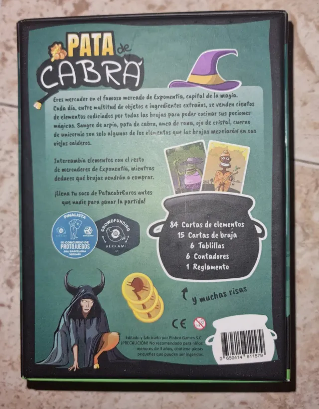 Juego de mesa Pata de Cabra Ed. Verkami + Tapete