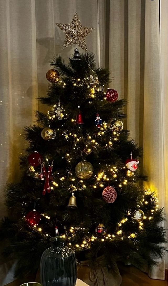 Luces LED árbol cálidas 150 cm