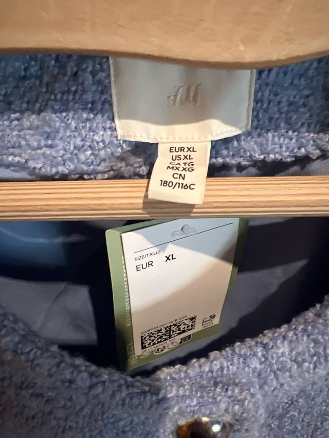 Chaqueta azul talla XL