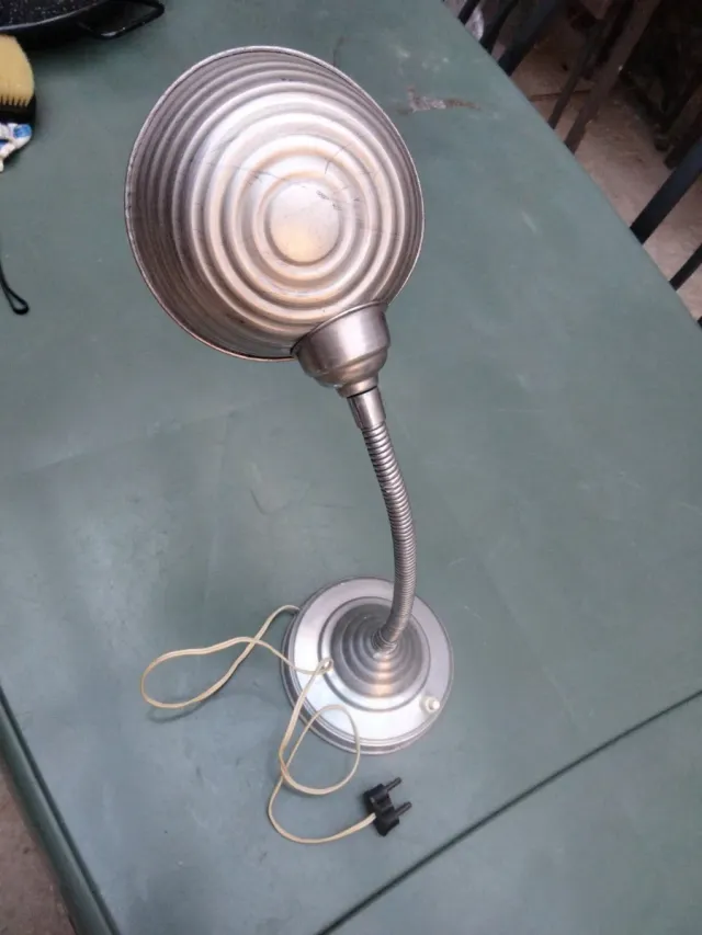Lámpara flexo vintage metal