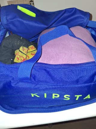 Bolsa Deporte Azul Kipsta Nueva