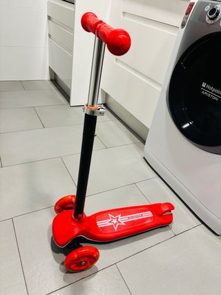 Patinete infantil 3 ruedas rojo