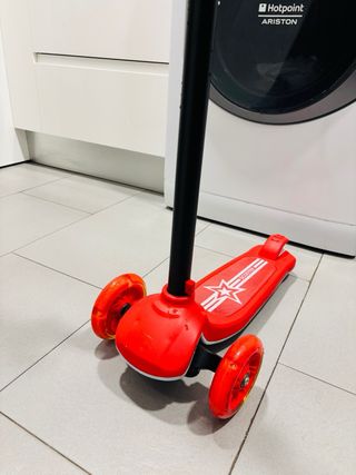 Patinete infantil 3 ruedas rojo