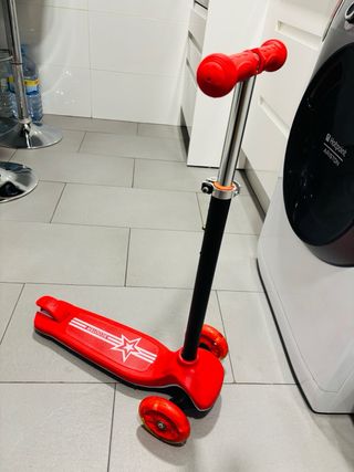 Patinete infantil 3 ruedas rojo