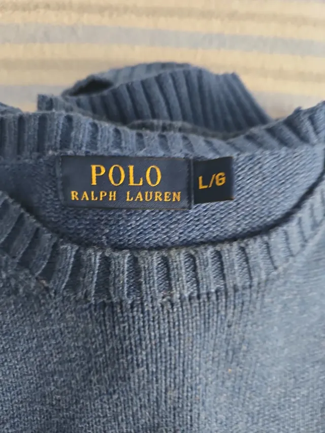 Jersey Polo Ralph Lauren Talla L\G. Azul