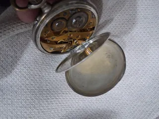 Lotto 2 orologi da tasca argento 800