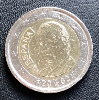 Lote 4 Monedas 2€ España Rey Juan Carlos