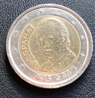 Lote 4 Monedas 2€ España Rey Juan Carlos