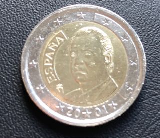 Lote 4 Monedas 2€ España Rey Juan Carlos