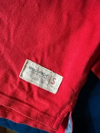 Polo Woolrich Vintage Taglia S Rossa