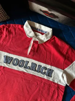 Polo Woolrich Vintage Taglia S Rossa