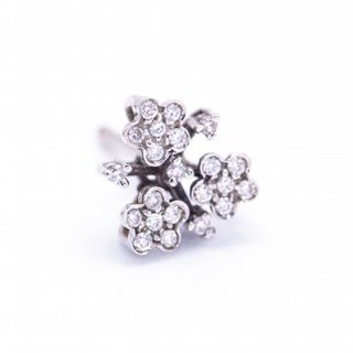 Pendientes Flor Diamante Plata
