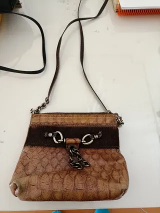 Bolso piel Francis y teo,como nuevo.
