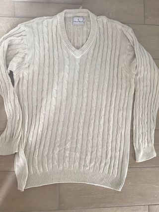 Maglione e cardigan beige