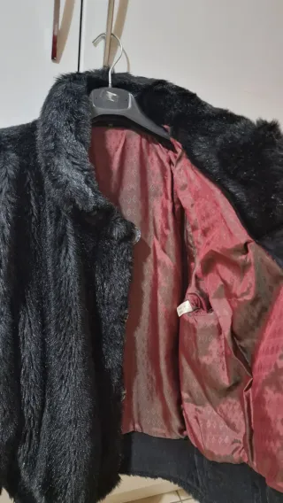 Pelliccia ecologica stile visone