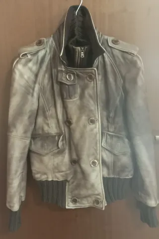 Giubbino vera pelle donna taglia 42