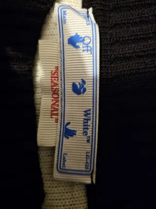 Maglione Off-White Nero Taglia XL