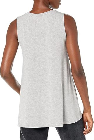 Camiseta de Tirantes con Vuelo Gris XXL