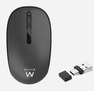 MOUSE WIRELESS CLIC SILENZIOSI+RICEV. EWENT nuovo