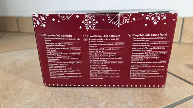 Faretto LED Effetti Natalizi 230V nuovo