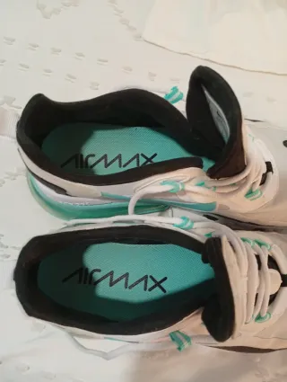 Nike Air 270 React Teal Blanco
