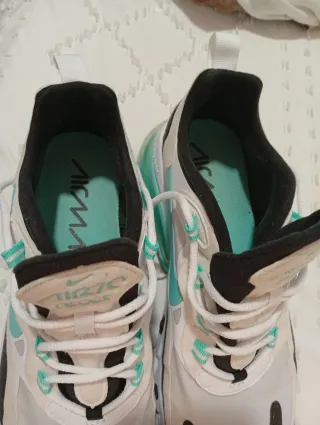Nike Air 270 React Teal Blanco