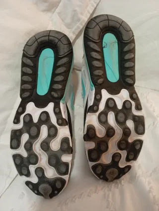 Nike Air 270 React Teal Blanco