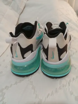 Nike Air 270 React Teal Blanco