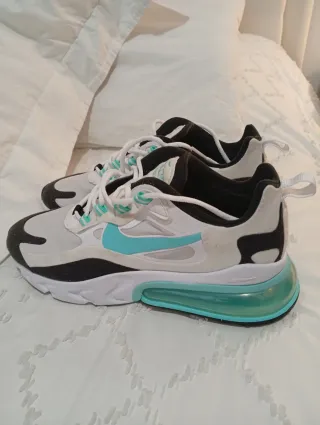 Nike Air 270 React Teal Blanco
