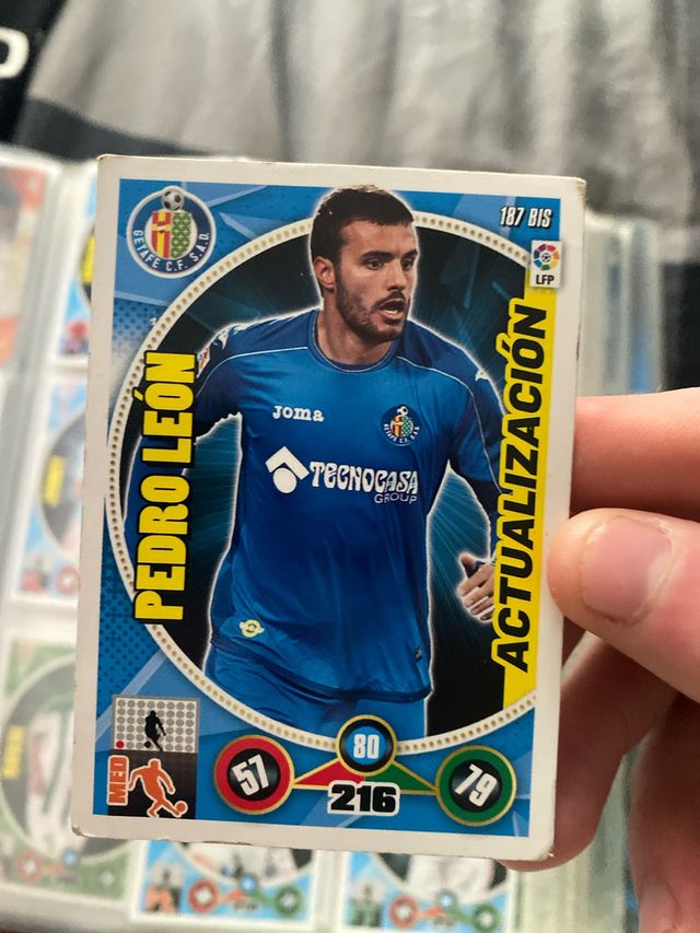 Carta Futbolista Pedro León Getafe 2014-2015