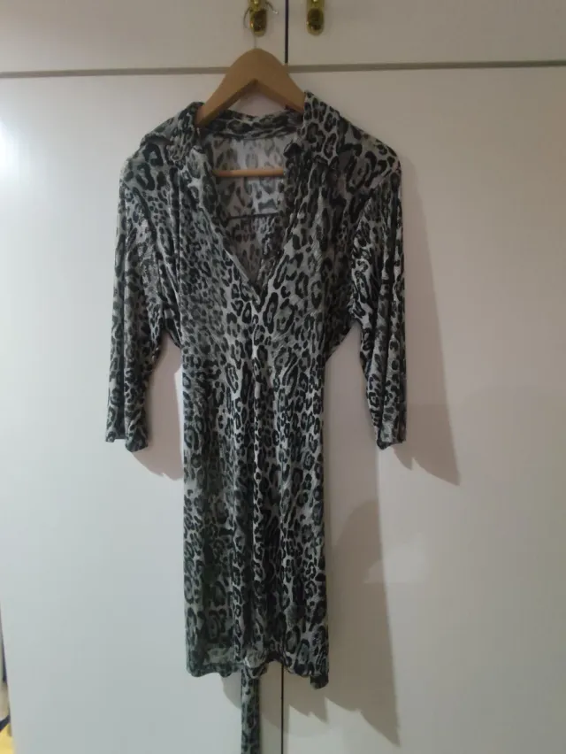 lote 3 vestidos  vestido estampado leopardo talla