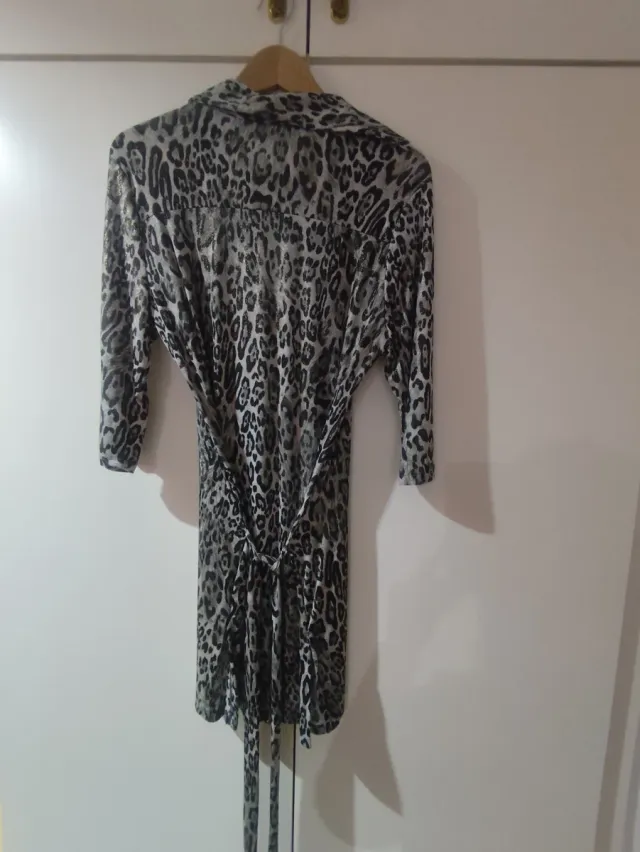 lote 3 vestidos  vestido estampado leopardo talla