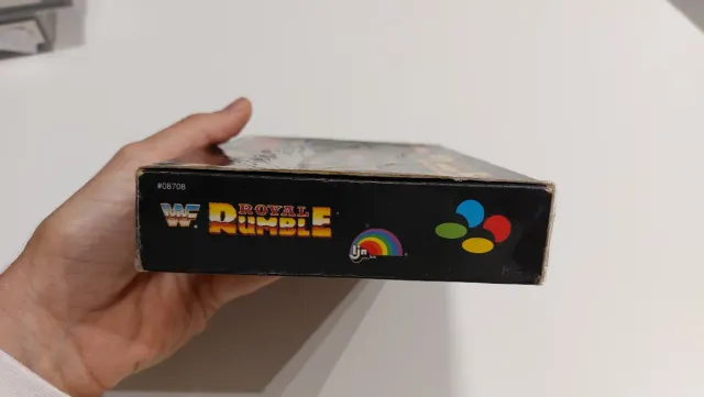 WWF Royal Rumble SNES PAL Solo caja