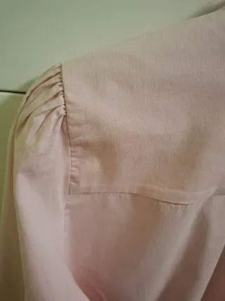 Camisa Dandara rosa con enaje Talla M