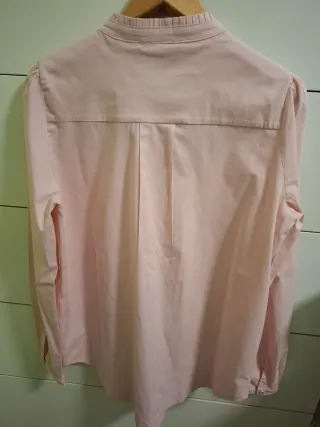 Camisa Dandara rosa con enaje Talla M