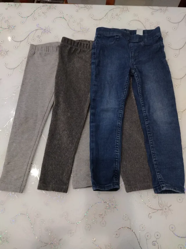 Leggings bambina 3 pezzi