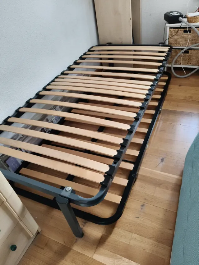 Somier canguro metálico y madera