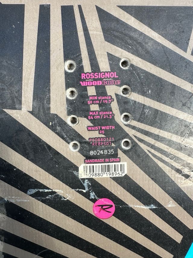 Tabla Snowboard Rossignol The Mini 121 y 123