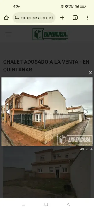 Chalet Adosado en Venta en Quintanar