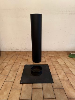 Gamba in metallo per tavolo da parete