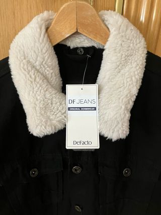 Tejana Negra DF JEANS Talla XXL