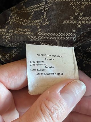 Bolso Carolina Herrera CH Dorado