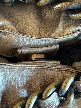 Bolso Carolina Herrera CH Dorado