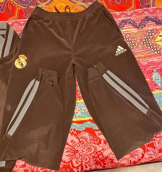 Chándal Real Madrid Adidas Gris claro y oscuro