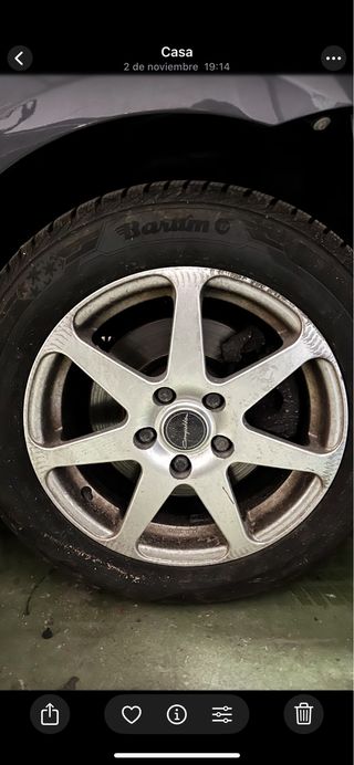 4 Llantas Aluminio R16 5 Tornillos