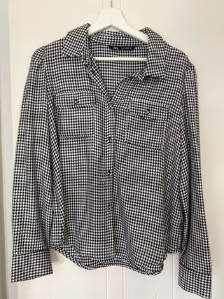 Camisa Zara Estampado Príncipe de Gales