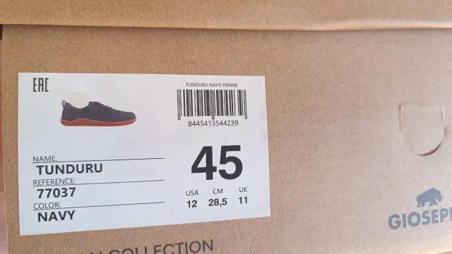 Zapatillas barefoot Gioseppo