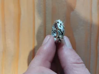 Anillo trenzado plata