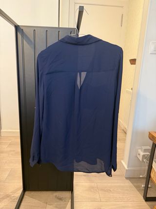 Camisa azul manga larga talla 36