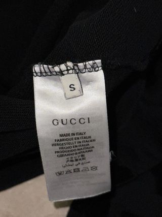 Felpa Uomo Gucci Nera Logo Velluto GG